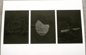 Graphite on black paper